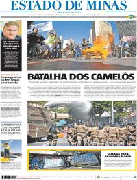 Capa do jornal Estado de Minas 04/07/2017
