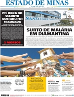 Capa do jornal Estado de Minas 05/01/2017