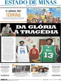 Capa do jornal Estado de Minas 05/03/2017