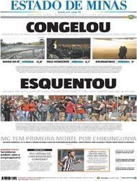 Capa do jornal Estado de Minas 05/07/2017