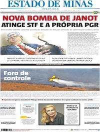Capa do jornal Estado de Minas 05/09/2017