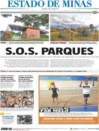 Capa do jornal Estado de Minas 06/03/2017