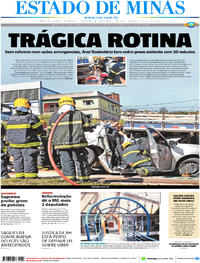 Capa do jornal Estado de Minas 06/04/2017