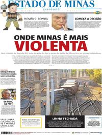 Capa do jornal Estado de Minas 06/06/2017