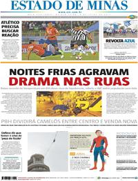 Capa do jornal Estado de Minas 06/07/2017