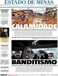 Capa do jornal Estado de Minas 06/12/2017