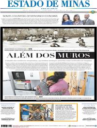 Capa do jornal Estado de Minas 07/05/2017