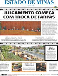 Capa do jornal Estado de Minas 07/06/2017