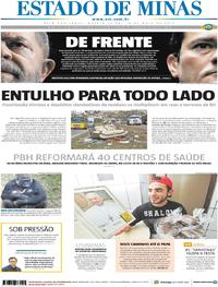 Capa do jornal Estado de Minas 10/05/2017