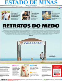 Capa do jornal Estado de Minas 12/02/2017