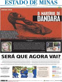 Capa do jornal Estado de Minas 12/03/2017