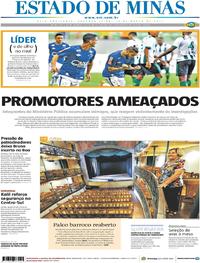 Capa do jornal Estado de Minas 13/03/2017