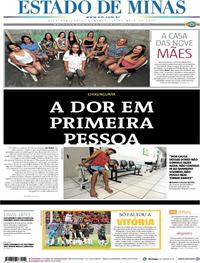Capa do jornal Estado de Minas 14/05/2017