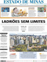 Capa do jornal Estado de Minas 14/06/2017