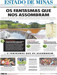 Capa do jornal Estado de Minas 16/03/2017