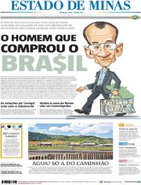 Capa do jornal Estado de Minas 16/04/2017