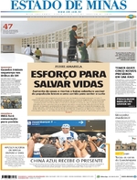 Capa do jornal Estado de Minas 17/01/2017