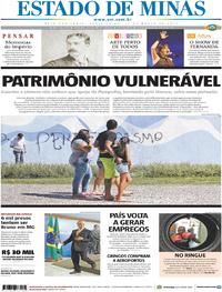 Capa do jornal Estado de Minas 17/03/2017