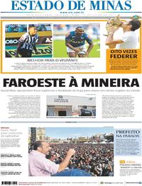Capa do jornal Estado de Minas 17/07/2017