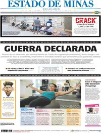 Capa do jornal Estado de Minas 18/06/2017