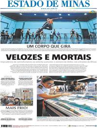 Capa do jornal Estado de Minas 18/07/2017
