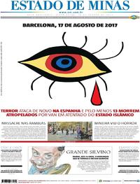 Capa do jornal Estado de Minas 18/08/2017