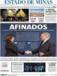 Capa do jornal Estado de Minas 19/09/2017