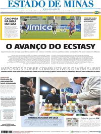Capa do jornal Estado de Minas 20/07/2017