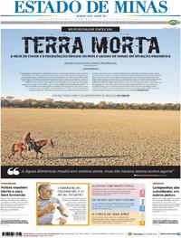 Capa do jornal Estado de Minas 20/08/2017