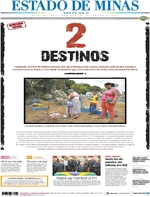 Capa do jornal Estado de Minas 22/01/2017