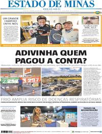 Capa do jornal Estado de Minas 22/07/2017