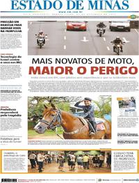 Capa do jornal Estado de Minas 22/11/2017
