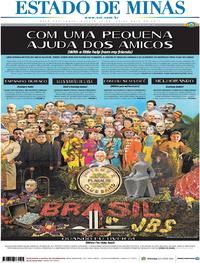 Capa do jornal Estado de Minas 24/05/2017