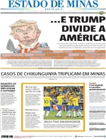 Capa do jornal Estado de Minas 26/01/2017