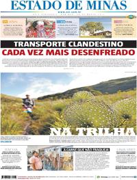 Capa do jornal Estado de Minas 26/03/2017