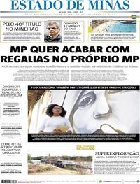 Capa do jornal Estado de Minas 26/09/2017