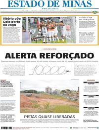 Capa do jornal Estado de Minas 27/04/2017