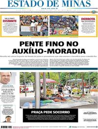 Capa do jornal Estado de Minas 27/11/2017