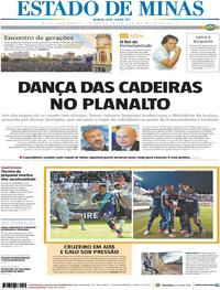 Capa do jornal Estado de Minas 29/05/2017
