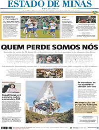 Capa do jornal Estado de Minas 29/06/2017