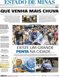 Capa do jornal Estado de Minas 29/09/2017