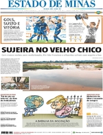 Capa do jornal Estado de Minas 30/01/2017