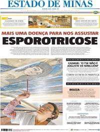 Capa do jornal Estado de Minas 30/05/2017