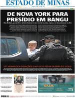 Capa do jornal Estado de Minas 31/01/2017