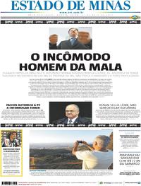 Capa do jornal Estado de Minas 31/05/2017