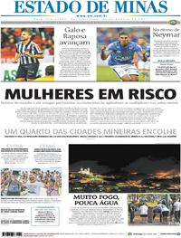 Capa do jornal Estado de Minas 31/08/2017