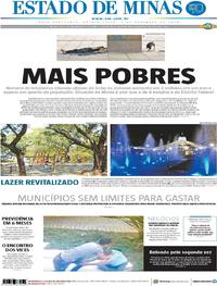 Capa do jornal Estado de Minas 06/12/2018