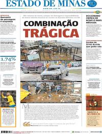 Capa do jornal Estado de Minas 17/11/2018
