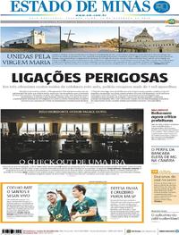 Capa do jornal Estado de Minas 19/11/2018