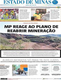 Capa do jornal Estado de Minas 19/12/2018